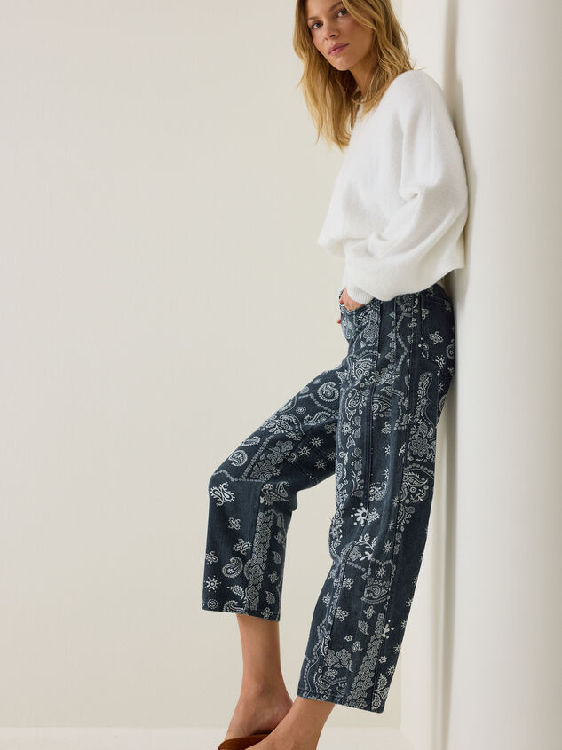 Kerstin High Rise Bandana Barrel Pants Detail 3 - AS Kids