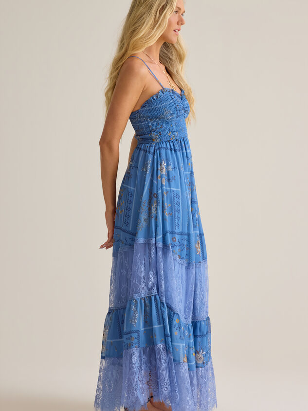 Edith Floral Maxi Dress Detail 4 - AS Kids