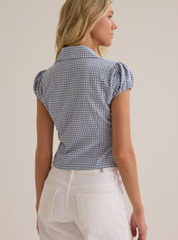Bonnie Gingham Button Up Top Detail 5 - ALTAR'D STATE KIDS