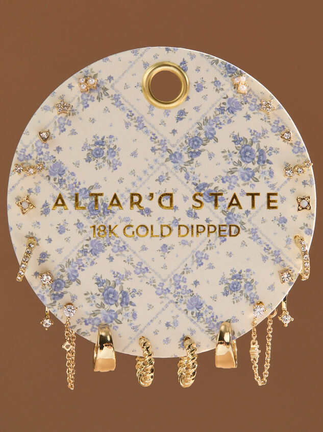 18K Gold Dainty Dangle Earring Set - ALTAR'D STATE KIDS