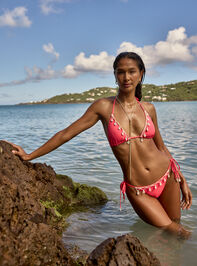 Coral Crush Triangle Top Detail 3 - ALTAR'D STATE KIDS