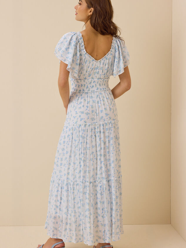 Serena Floral Maxi Dress Detail 6 - AS Kids