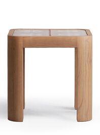 Audrey Wood Side Table Pink and Cream - ALTAR'D STATE KIDS