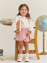 Ella Twill Bow Skort - AS Kids