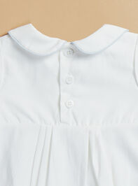 Joseph Embroidered Cross Bubble by Mudpie Detail 3 - ALTAR'D STATE KIDS