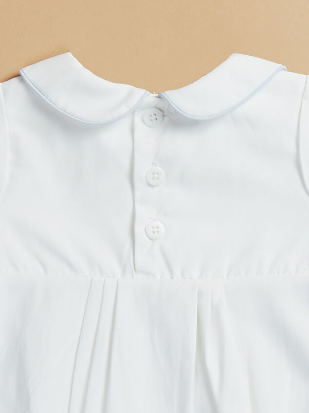 Joseph Embroidered Cross Bubble by Mudpie Detail 3 - ALTAR'D STATE KIDS