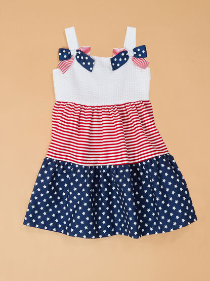 Liberty Stars & Stripes Americana Dress - ALTAR'D STATE KIDS