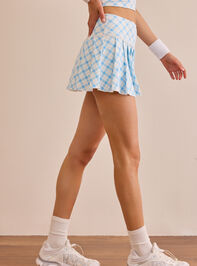 Backspin Plaid Active Skort Detail 4 - AS Kids