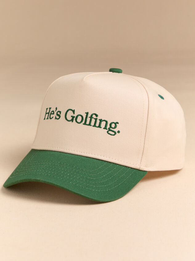 He's Golfing Trucker Hat - AS Kids