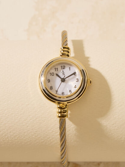 Twisted Cuff Round Watch - AS Kids