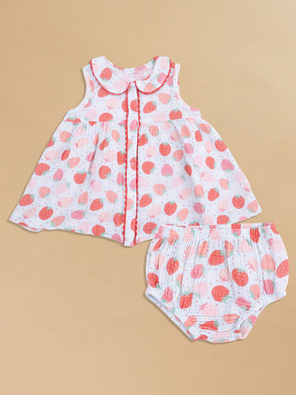Sutton Strawberry Jill Dress - ALTAR'D STATE KIDS