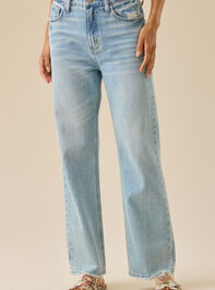Mickie Straight Leg Jeans Detail 3 - ALTAR'D STATE KIDS