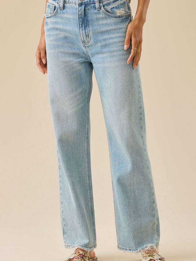 Mickie Straight Leg Jeans Detail 3 - ALTAR'D STATE KIDS