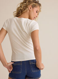 Sunset Beach Hawaii Baby Tee Detail 7 - ALTAR'D STATE KIDS