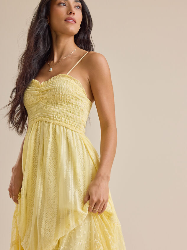 Tami Lace Tiered Maxi Dress Detail 3 - ALTAR'D STATE KIDS