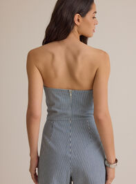 Paityn Stripe Strapless Romper Detail 5 - AS Kids