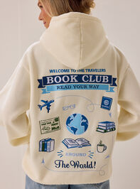 Travel Book Club Hoodie Detail 2 - AS Kids