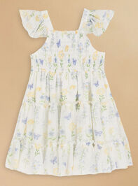 Gillian Floral Toddler Dress Detail 4 - ALTAR'D STATE KIDS