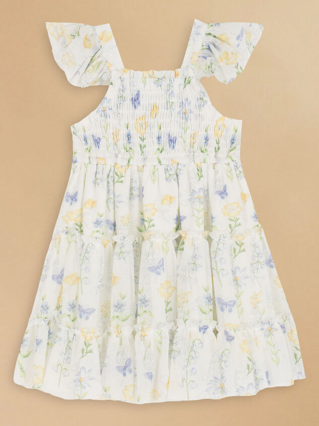 Gillian Floral Toddler Dress Detail 4 - ALTAR'D STATE KIDS