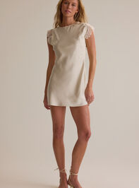 Lennon Satin Mini Dress Detail 2 - AS Kids
