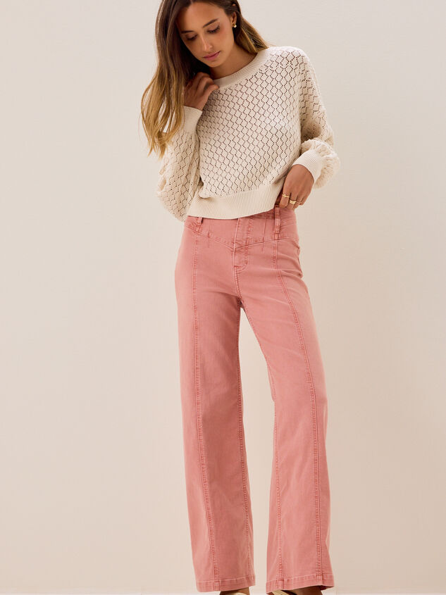 Kathleen Pointelle Sweater Detail 2 - AS Kids