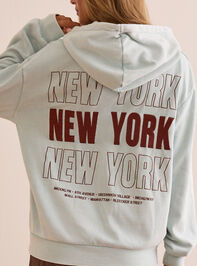 NYC Destination Archive Hoodie Detail 5 - AS Kids