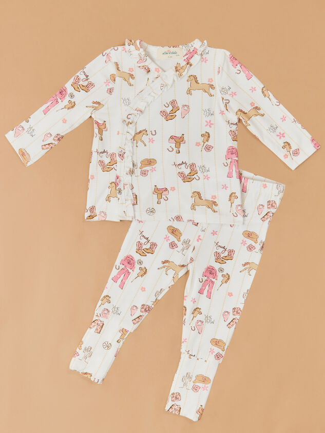 Pink Cowgirl Top and Pants Set - ALTAR'D STATE KIDS