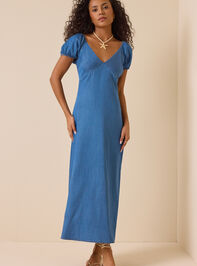 Hattie Denim Maxi Dress - AS Kids
