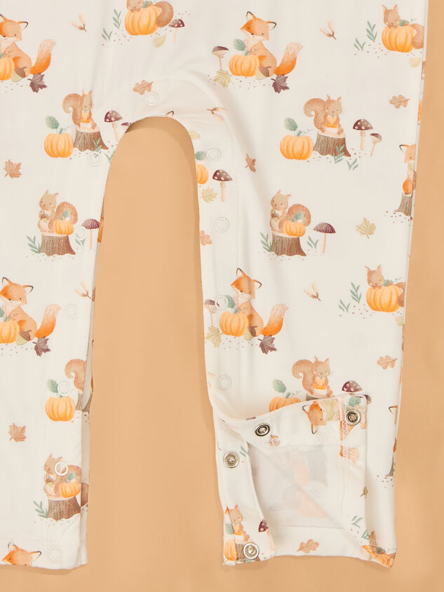 Pumpkin Patch Critters Romper Detail 4 - AS Kids
