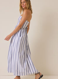 Bella Striped Maxi Dress Detail 3 - AS Kids