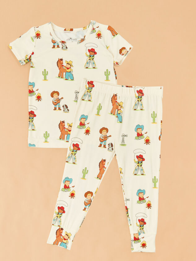 Vintage Cowboy Lounge Set Detail 2 - ALTAR'D STATE KIDS