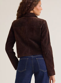 Aaliyah Geniune Suede Jacket Detail 4 - AS Kids