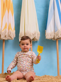 Sarah Long Sleeve Ruffle Butt Swimsuit - ALTAR'D STATE KIDS