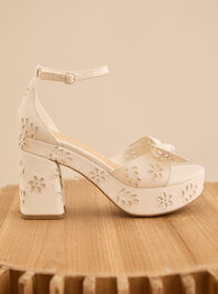 Liloa Eyelet Platform Heel Detail 3 - ALTAR'D STATE KIDS