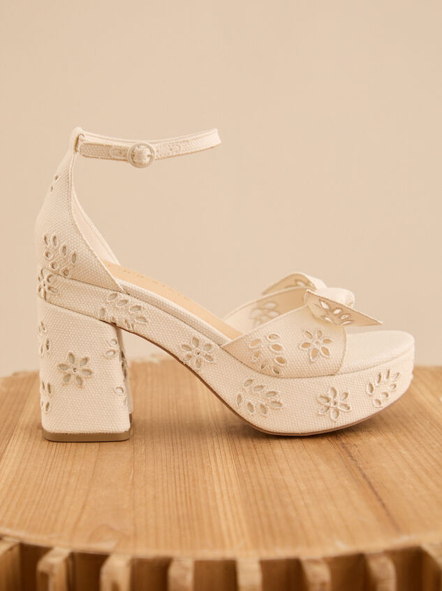 Liloa Eyelet Platform Heel Detail 3 - ALTAR'D STATE KIDS