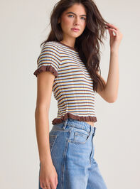 Rylan Striped Knit Tee Detail 3 - AS Kids