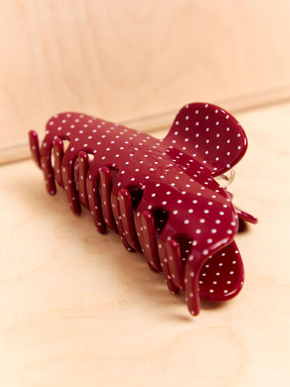 Cordovan Dot Claw Clip - AS Kids