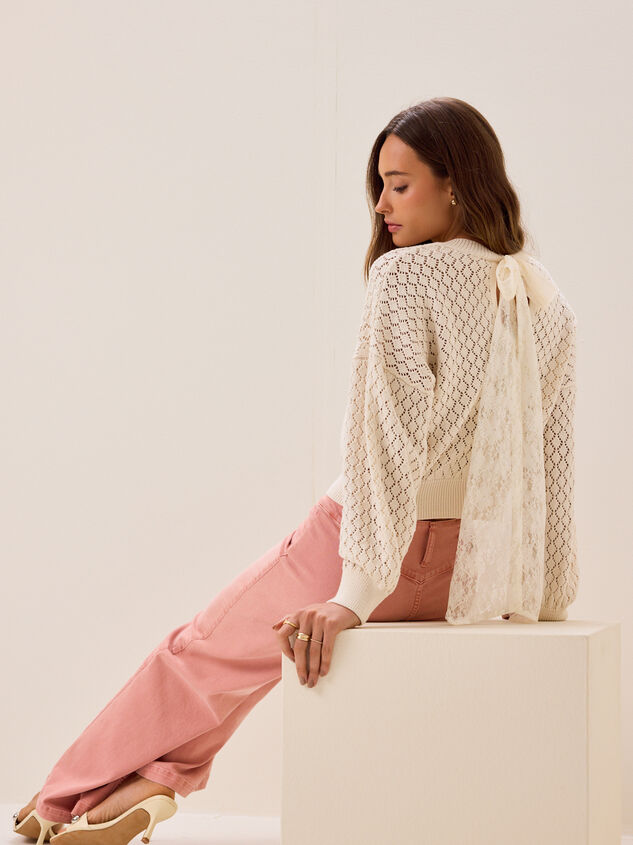 Kathleen Pointelle Sweater - AS Kids