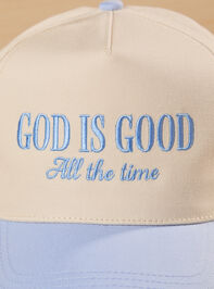 God is Good All The Time Trucker Hat Detail 2 - ALTAR'D STATE KIDS