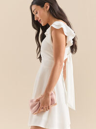 Veronica Flutter Sleeve Dress Detail 3 - ALTAR'D STATE KIDS