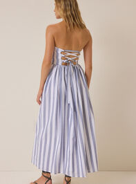 Bella Striped Maxi Dress Detail 4 - AS Kids