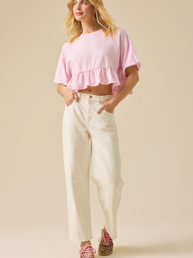 Sabrina Ruffle Babydoll Top Detail 2 - ALTAR'D STATE KIDS