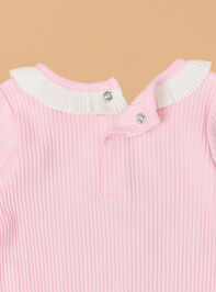 Ballerina Bow Footie by Mudpie Detail 3 - AS Kids