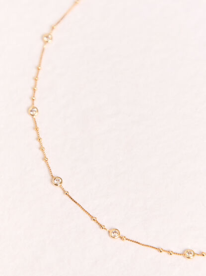 18K Camille Bezel Necklace - AS Kids