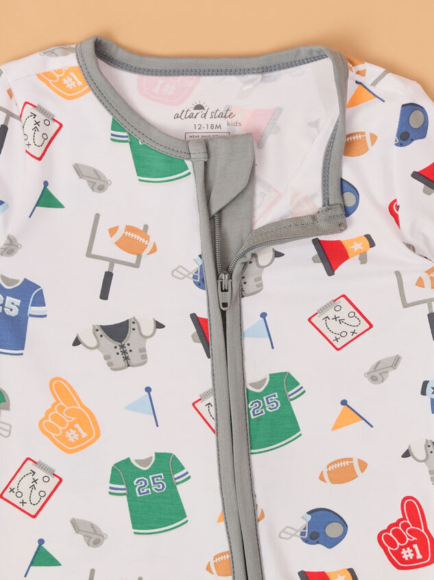 First Draft Game Day Romper Detail 3 - AS Kids