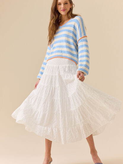 Lynley Tiered Midi Skirt - ALTAR'D STATE KIDS