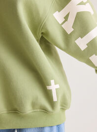 Jesus Is King Pullover Detail 6 - AS Kids