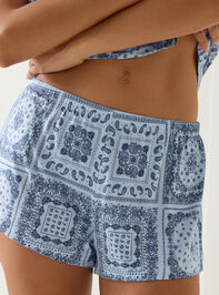 Haley Bandana Lounge Shorts Detail 2 - AS Kids