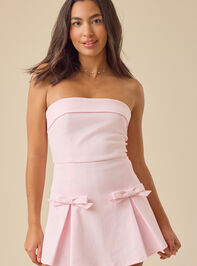 Kailynn Strapless Bow Romper Detail 2 - ALTAR'D STATE KIDS