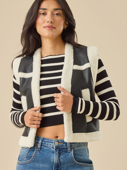 Lena Cropped Vest - ALTAR'D STATE KIDS